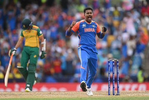 Hardik starred with the ball in the final against South Africa [Credit: Getty]