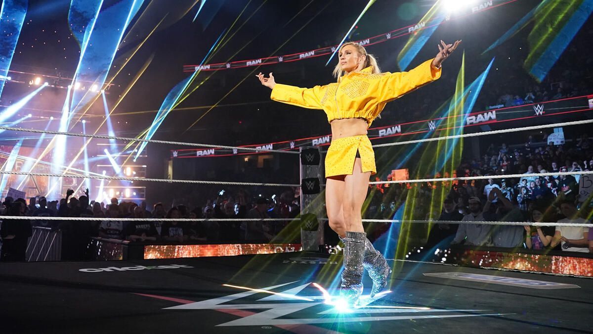 Charlotte Flair was present on RAW! (Image from WWE.com)