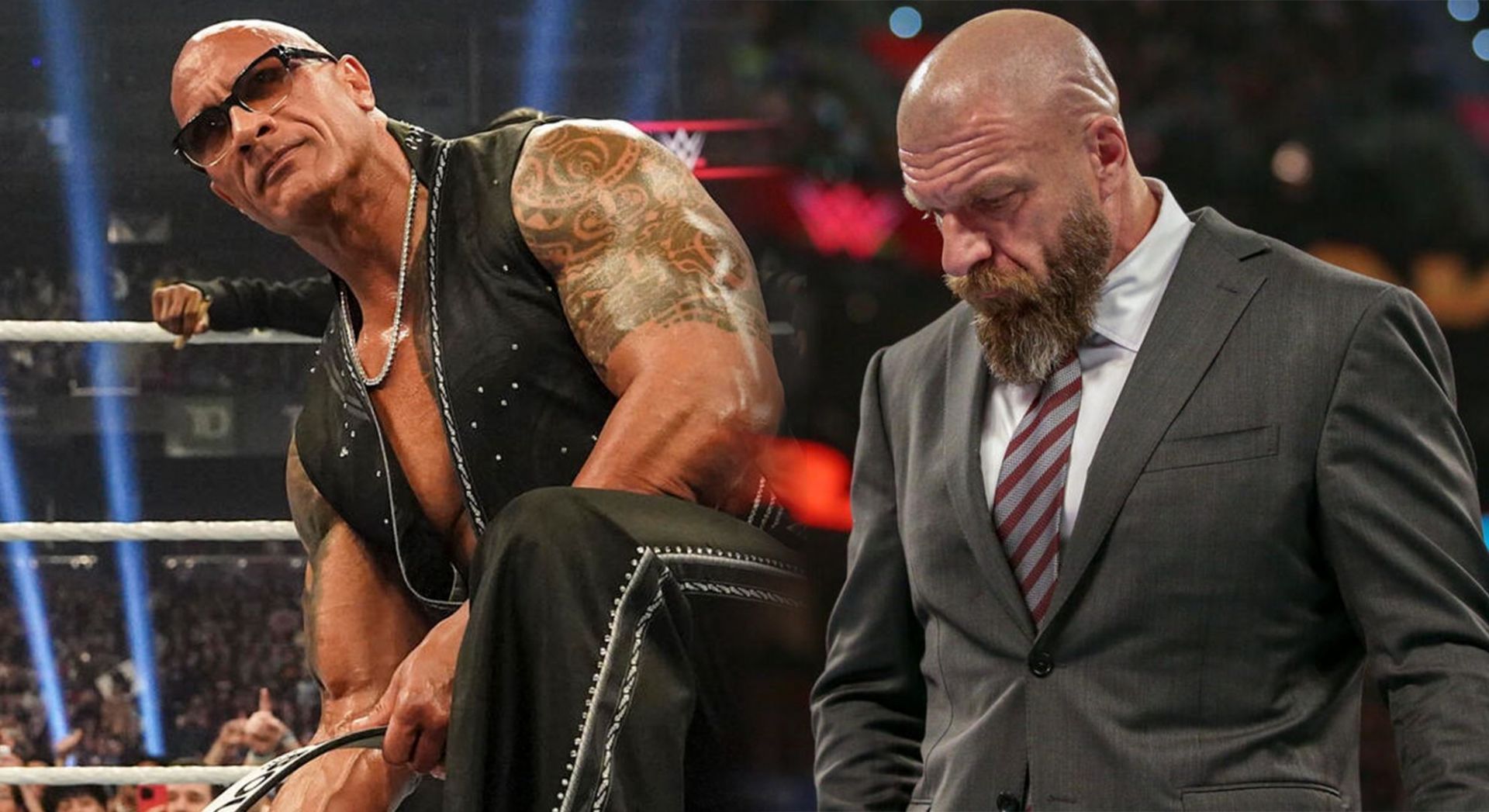 The Rock and Triple H (Credits:  WWE.Com)