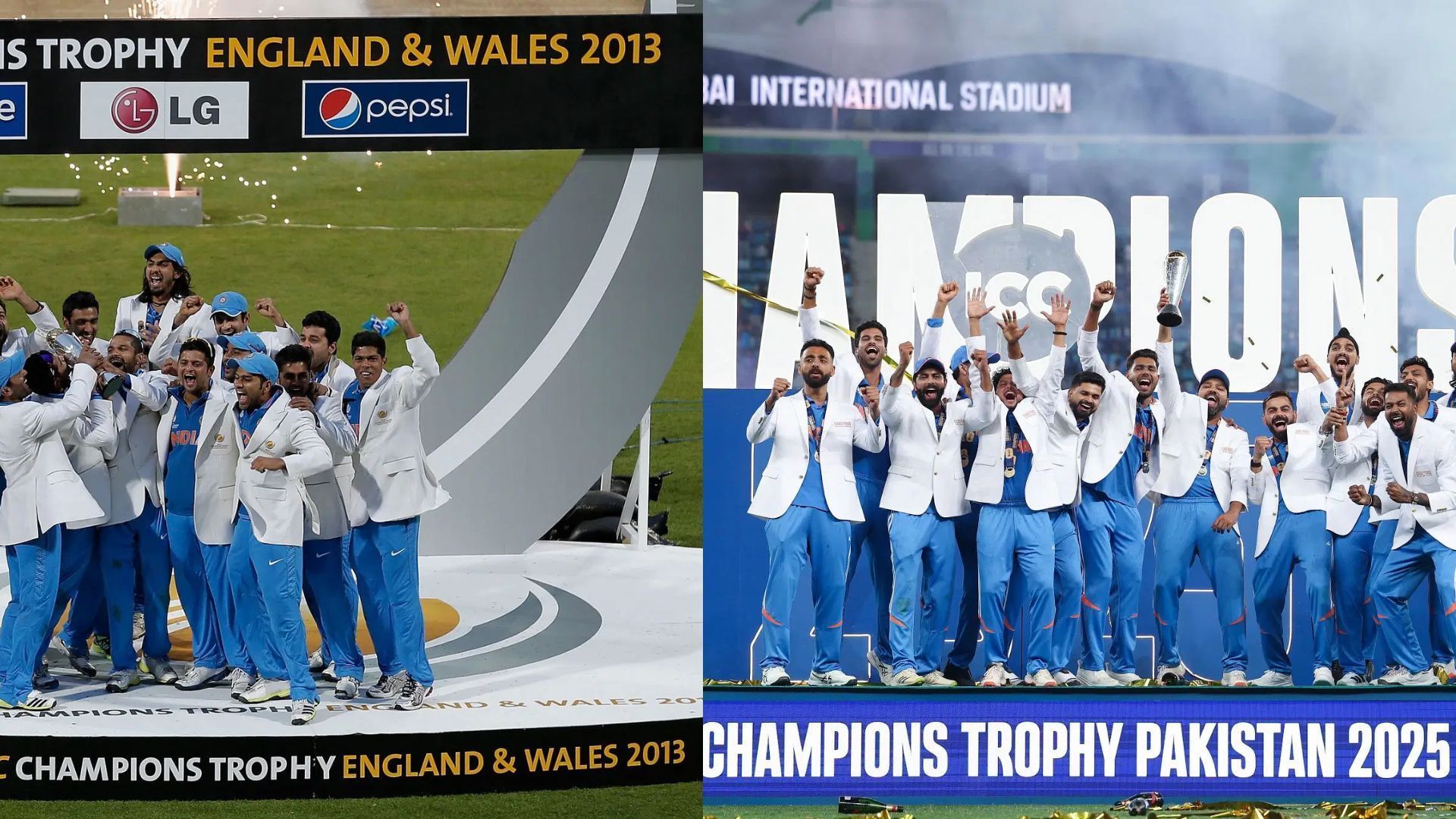 India won the Champions Trophy in 2013 and 2025 (Image Credits: Getty)