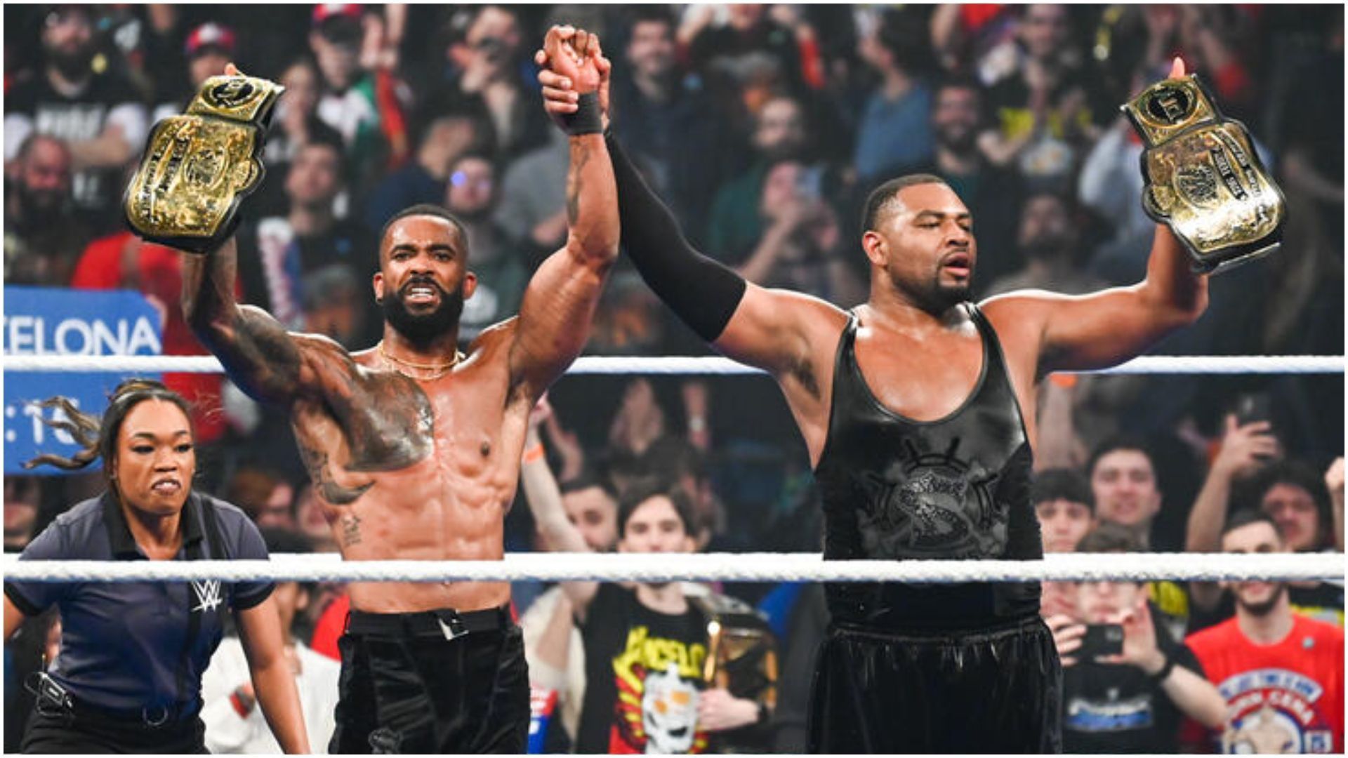 The Street Profits on SmackDown. (Photo via: WWE.com)