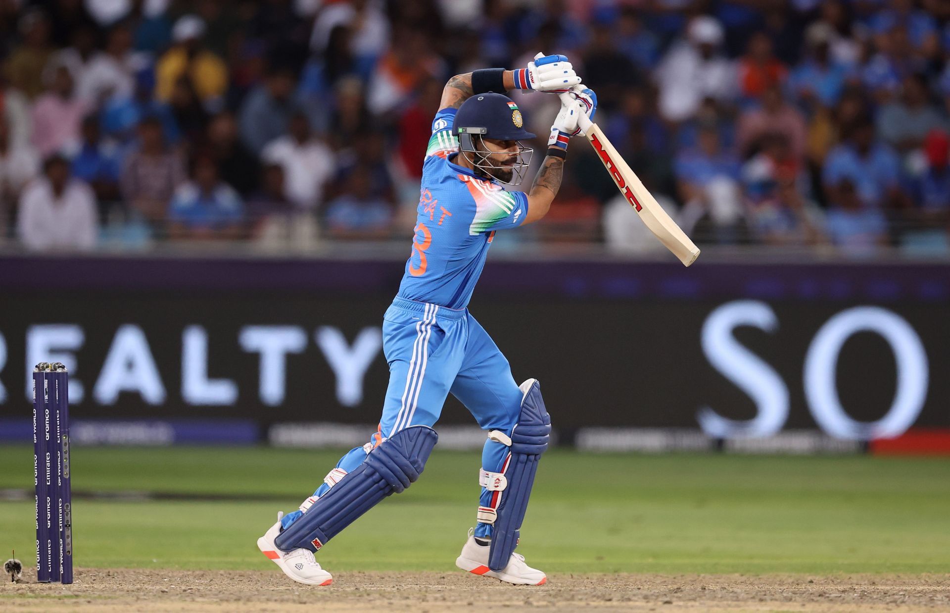 Virat Kohli has amassed 8063 runs at an average of 64.50 in 159 innings in ODI run chases. [P/C: Getty]