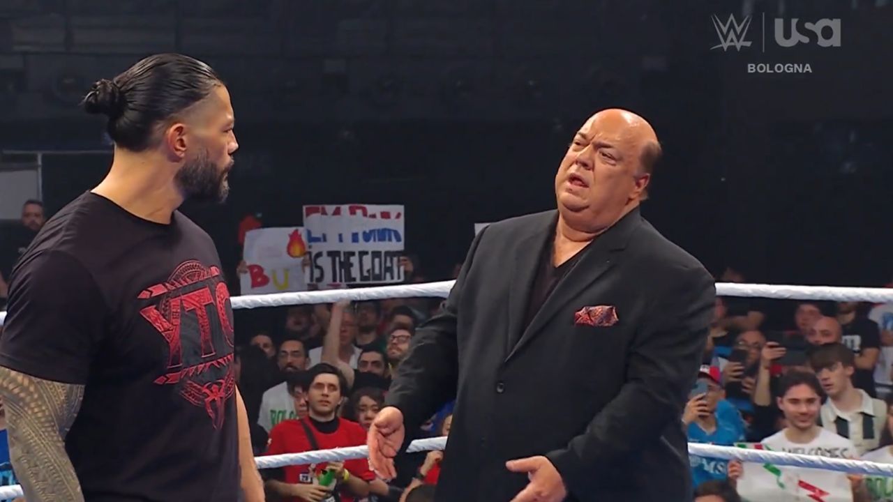 Reigns and Heyman (via WWE