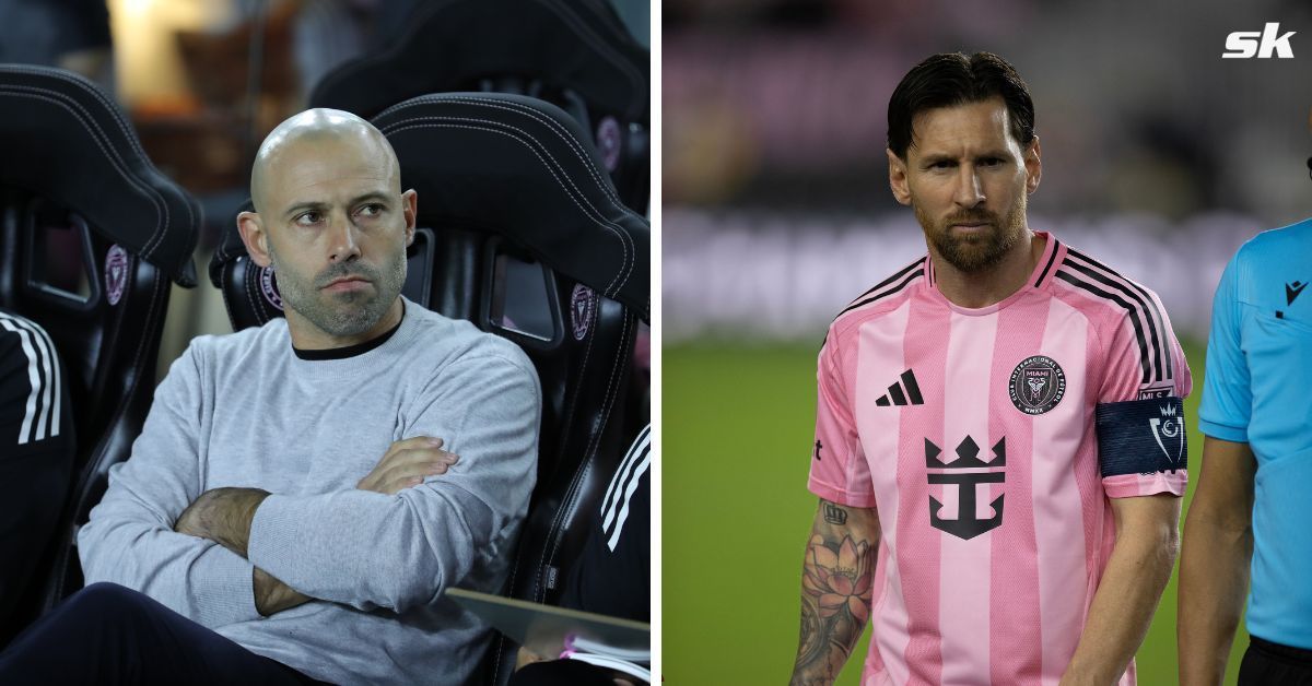 Javier Mascherano explains why Lionel Messi did not play for Inter Miami vs Charlotte despite him thinking of giving Argentina captain some minutes  (Source: Both images from Getty)