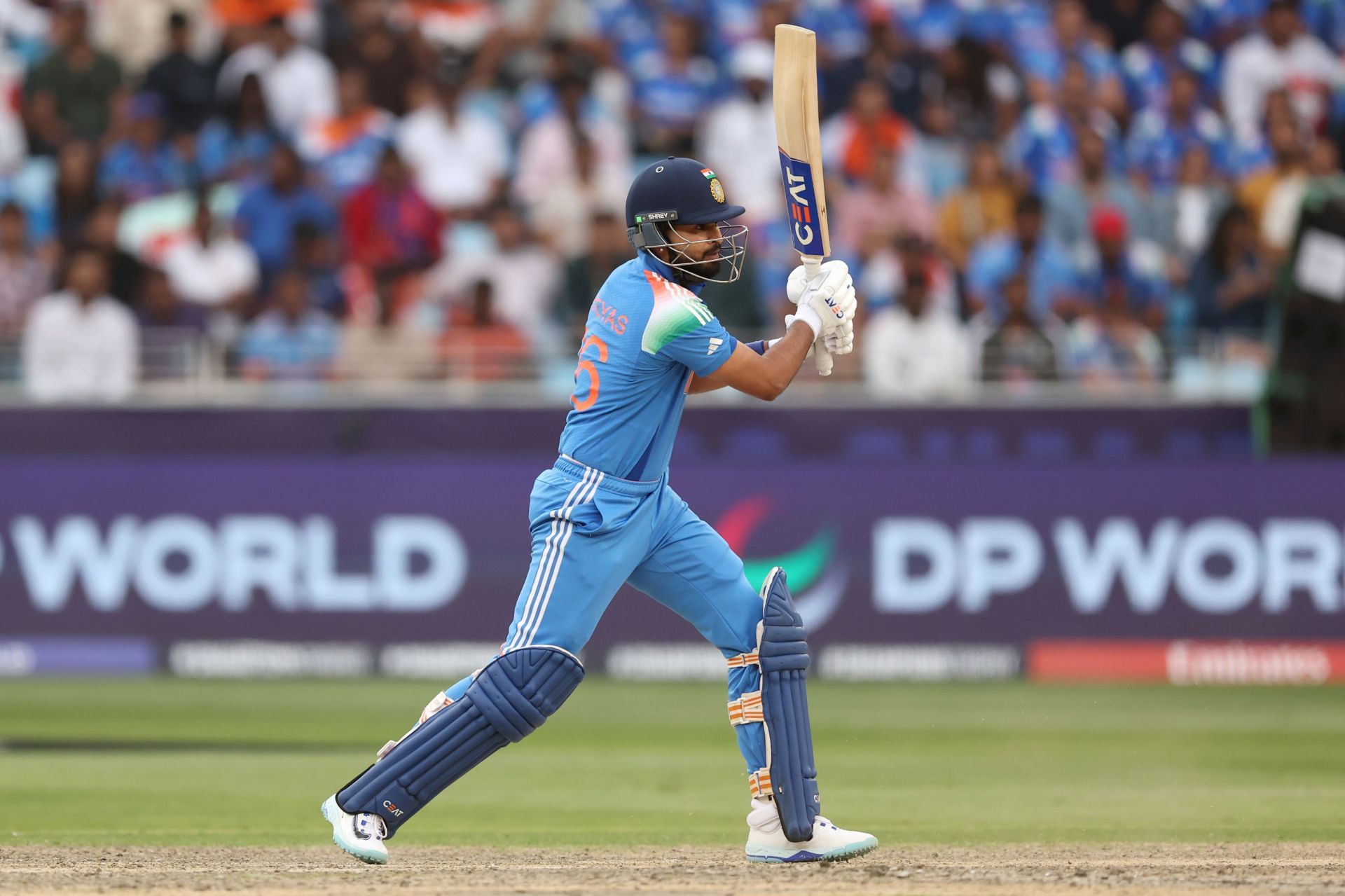 Shreyas Iyer struck three fours during his 45-run knock. [P/C: Getty]