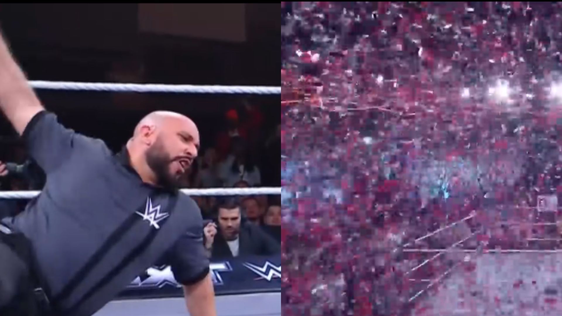 The star won and confetti rained down (Credit: WWE NXT)