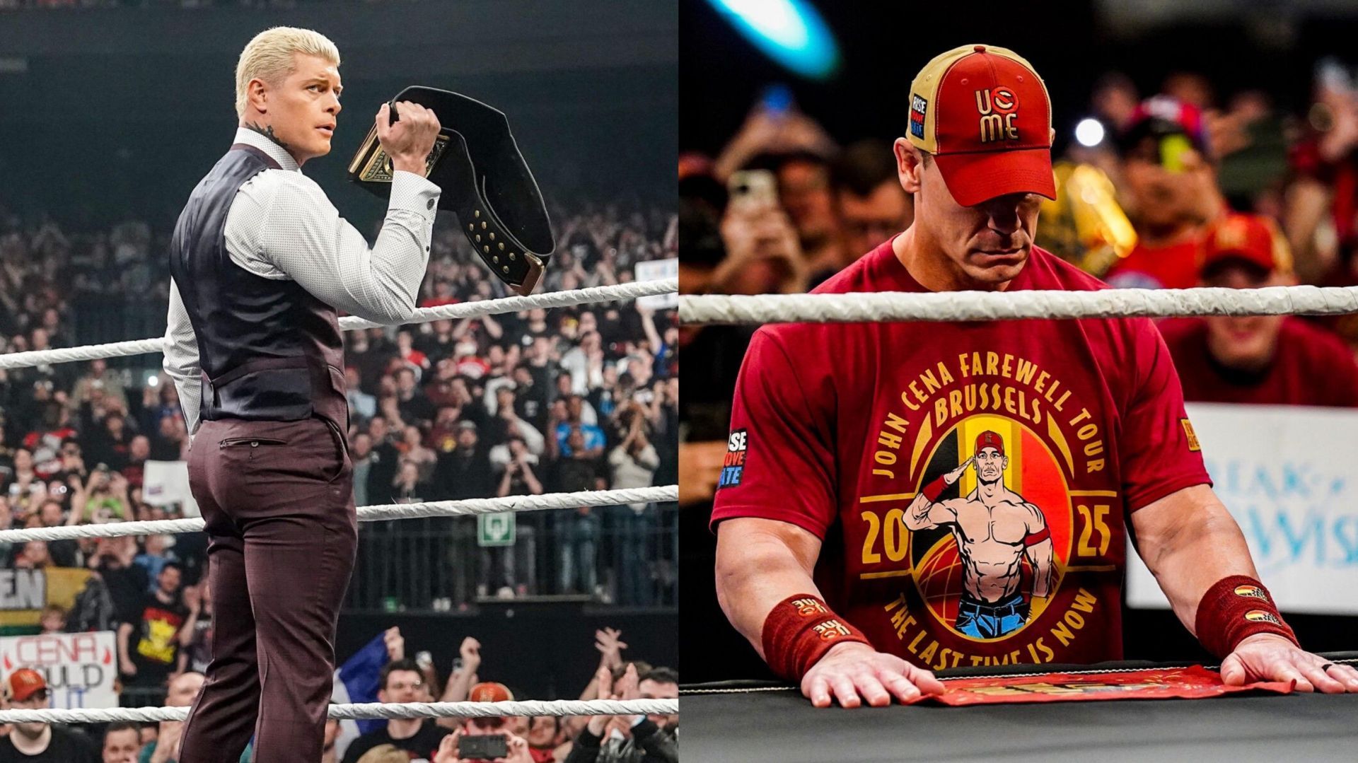 Cody Rhodes and John Cena on RAW! (Images from WWE.com)