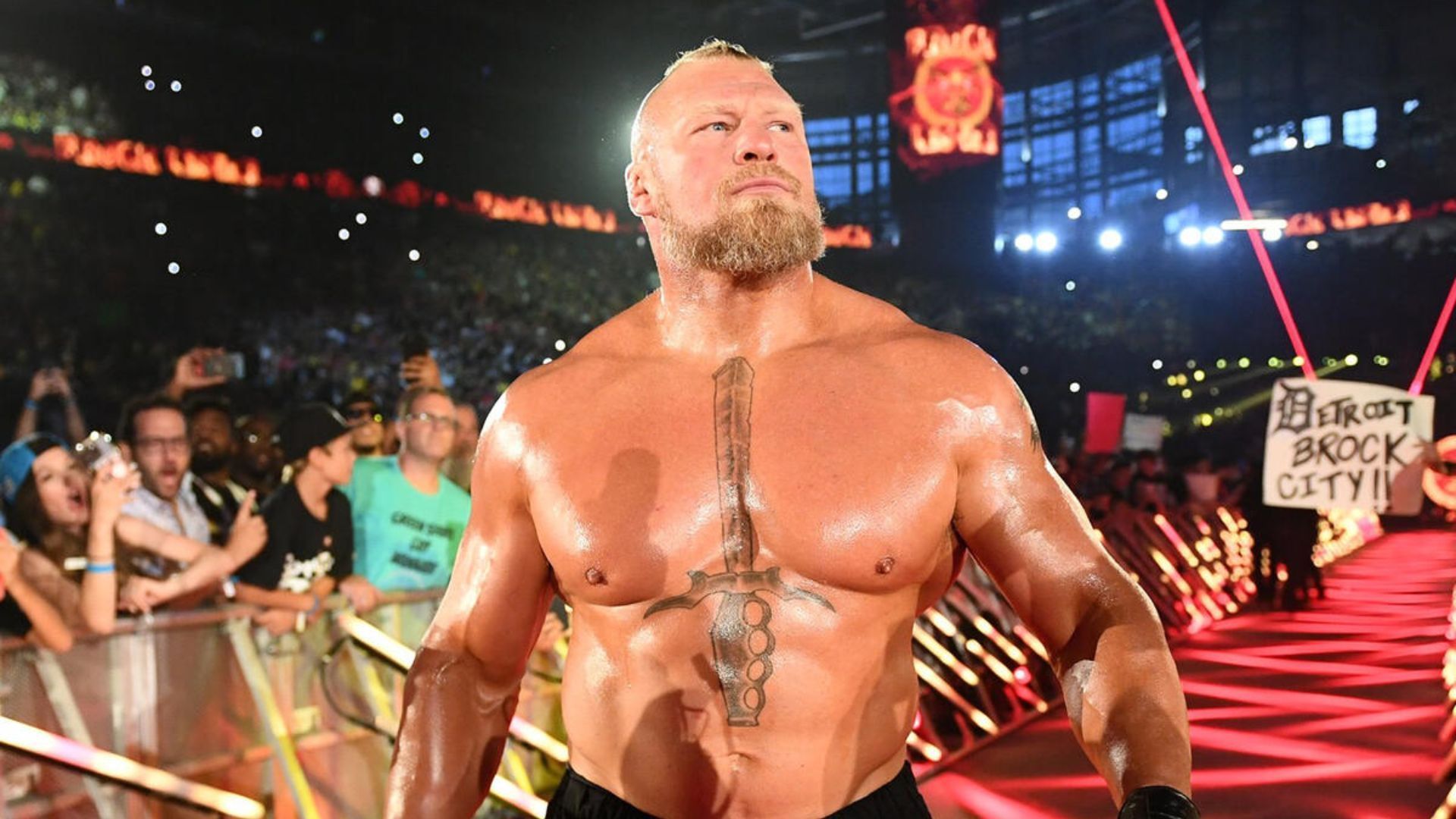 The Beast Incarnate Brock Lesnar (Image via WWE.com)