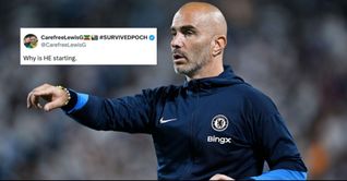 "We're finished", "We are doomed" - Chelsea fans left speechless as Enzo Maresca picks surprise star in starting XI