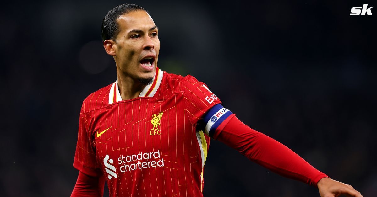 Virgil van Dijk captained Liverpool in the shootout defeat to PSG in the UEFA Champions League 