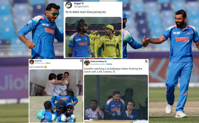 "Babu Bhaiya hum Bach Gaye (Australia ke shraap se)"- Top 10 funny memes after India's win vs Australia in 2025 Champions Trophy semifinal