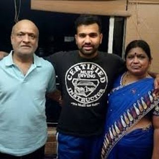 Rohit Sharma&#039;s Father Image 