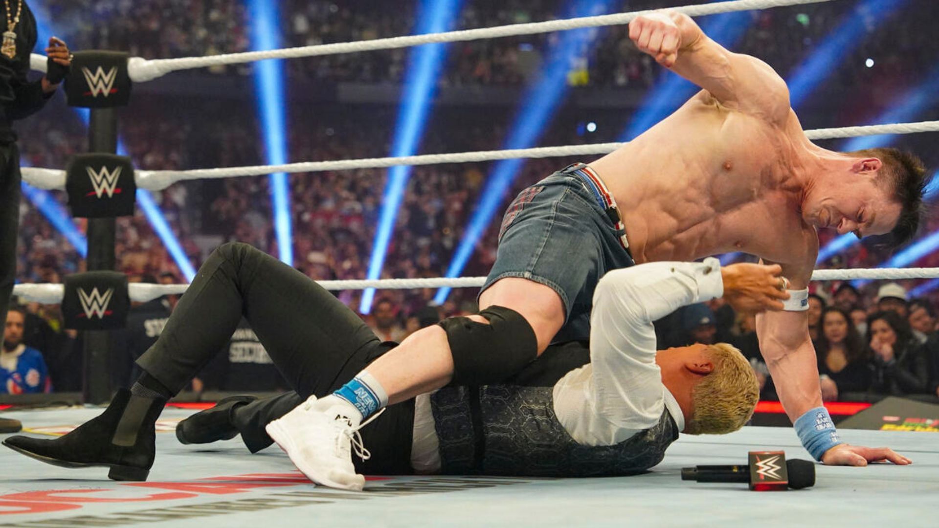 John Cena at WWE Elimination Chamber 2025! [Image credit: WWE.com]