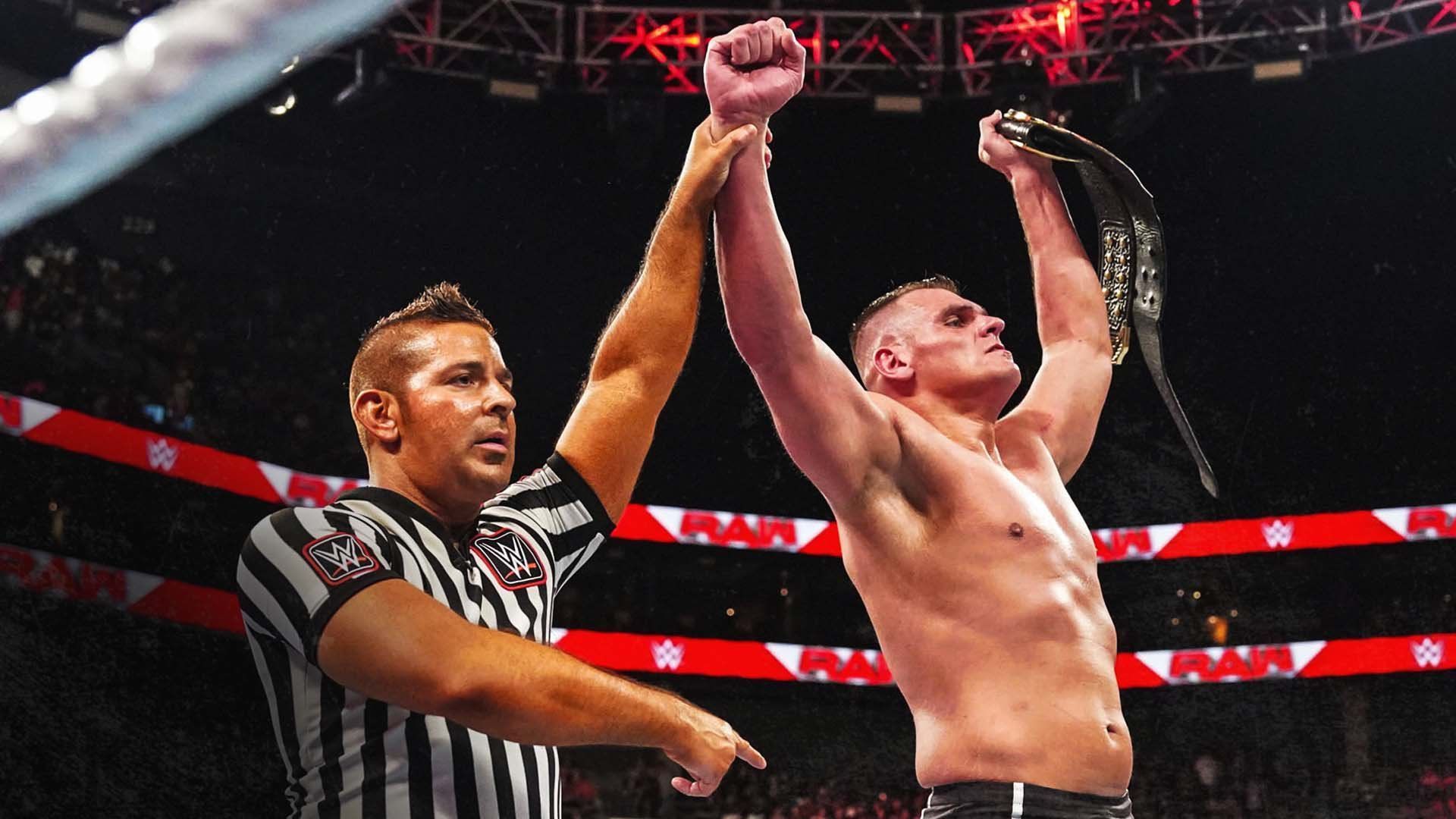 Gunther was victorious on RAW (Image via WWE.com)