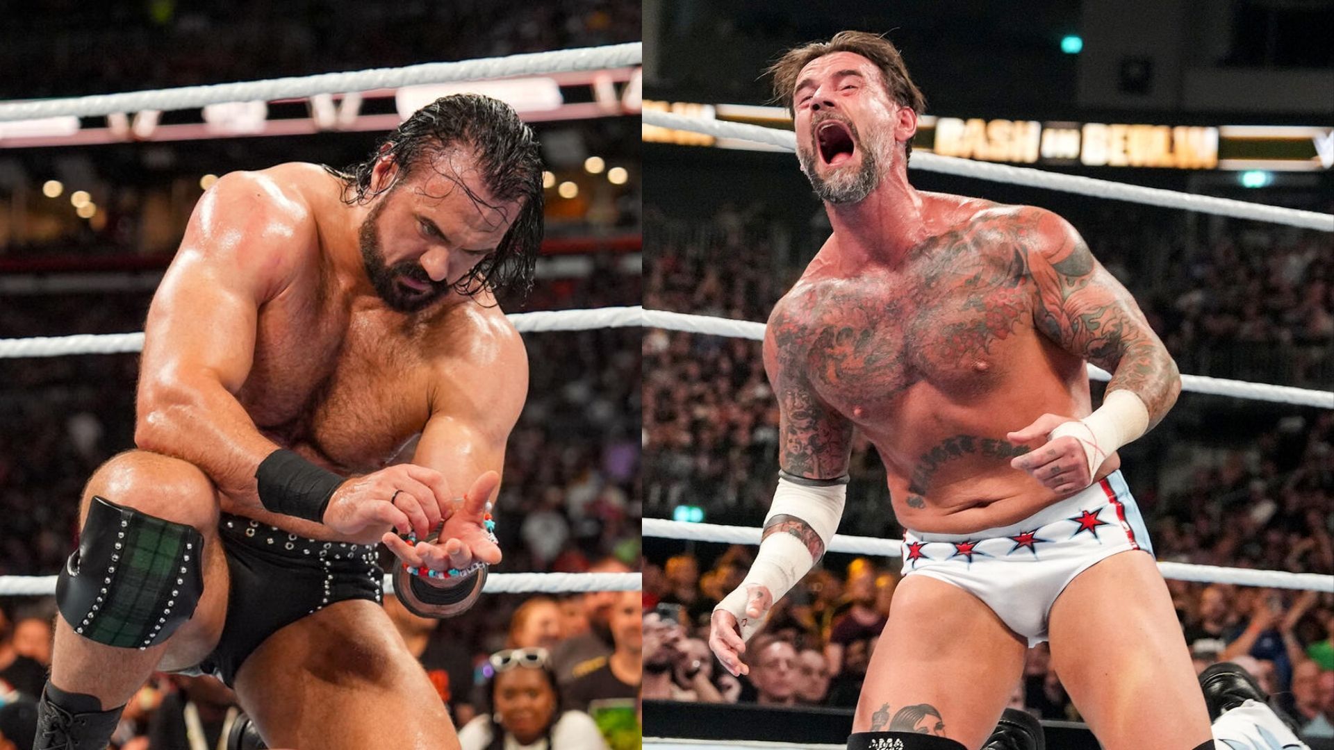 CM Punk and Drew McIntyre lashing out at each other (Image via wwe.com)