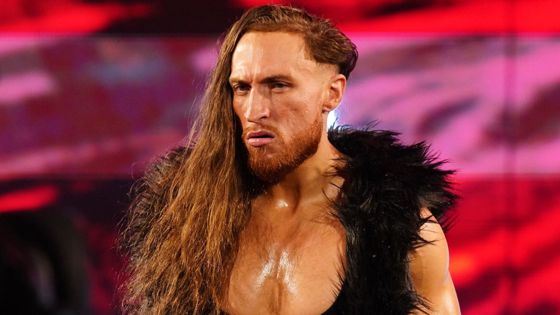 Pete Dunne heads to the ring on WWE RAW