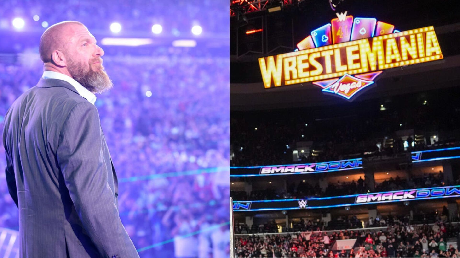 Triple H recently booked a major star to drop his title on WWE SmackDown (Images via WWE.com).