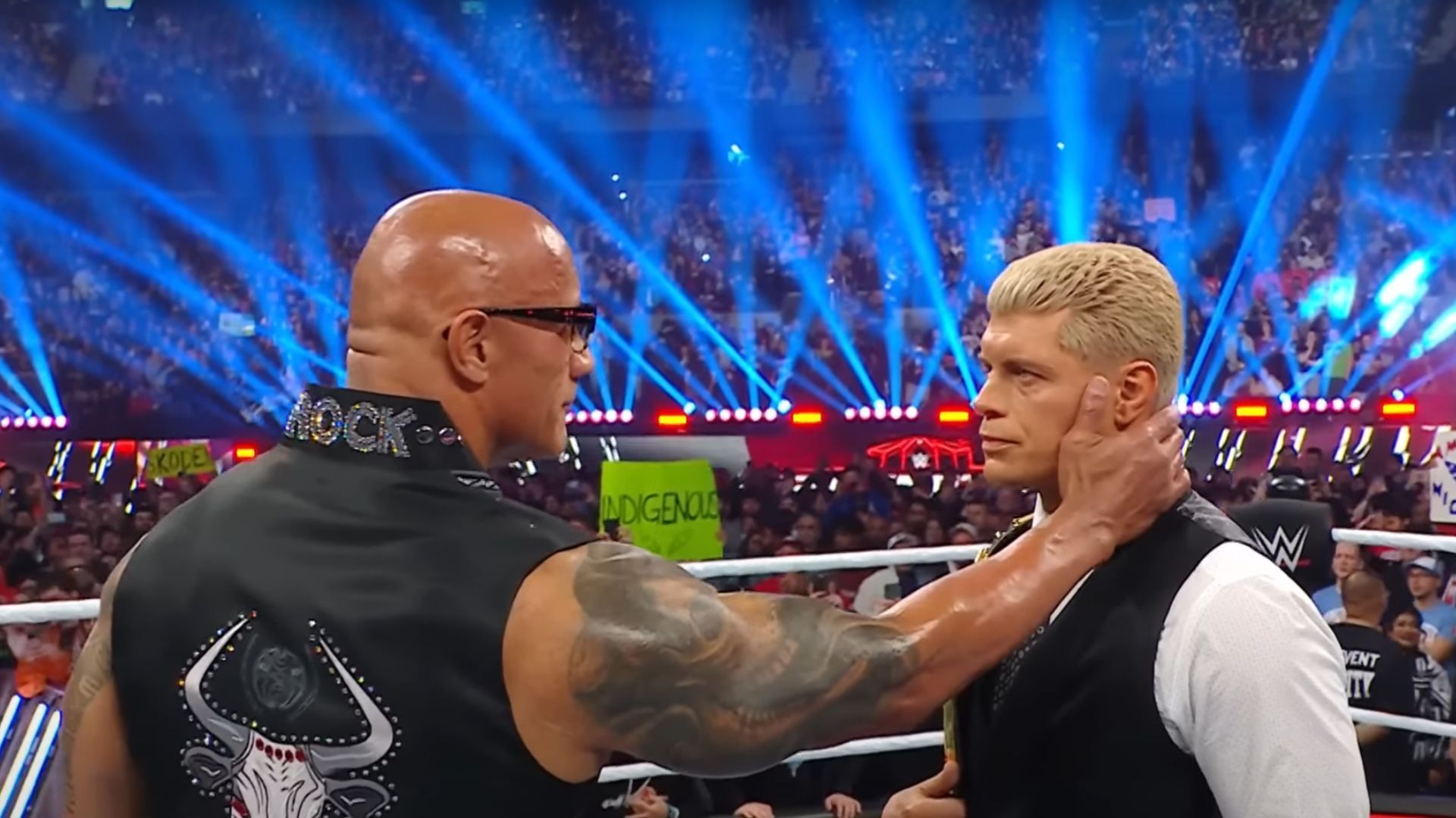 The Rock (left) and Cody Rhodes (right) [Image Credits: WWE