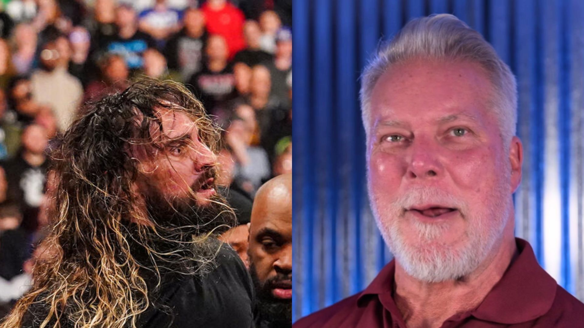 Seth Rollins and Kevin Nash. [Images via WWE.com]