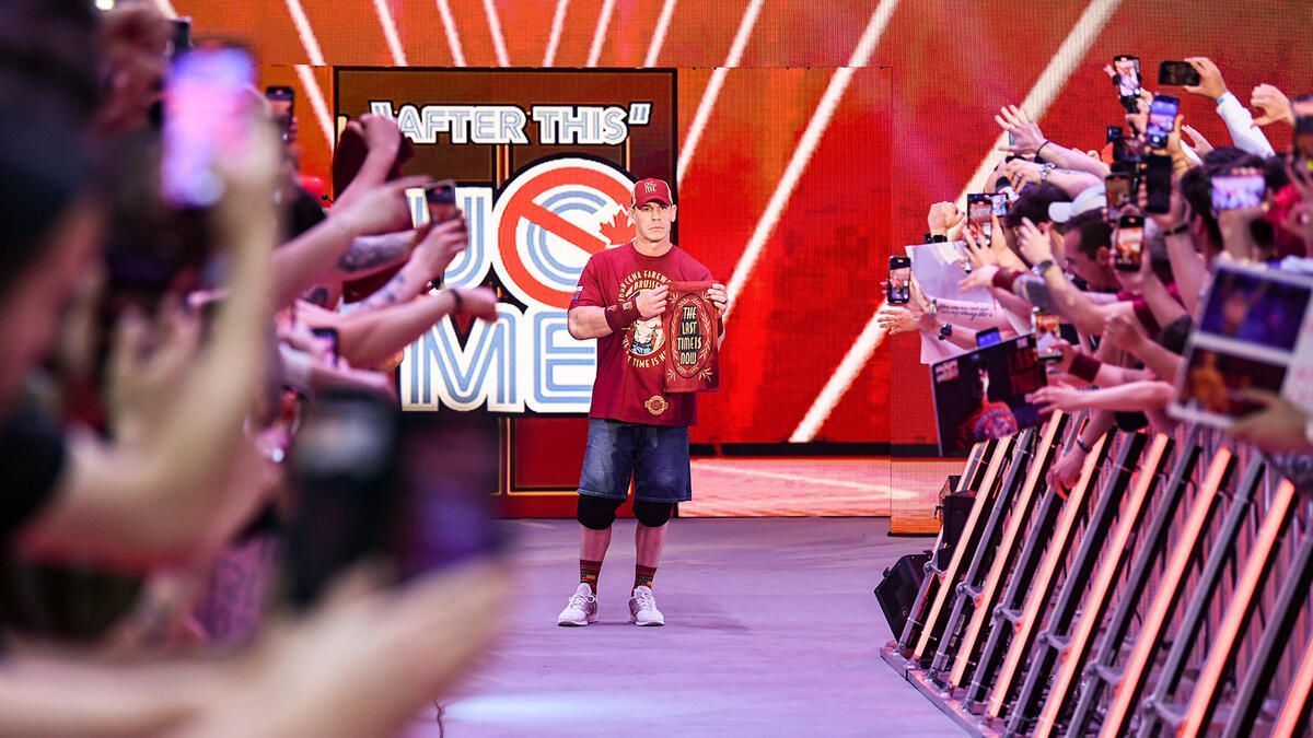 John Cena on RAW! (Image from WWE.com)