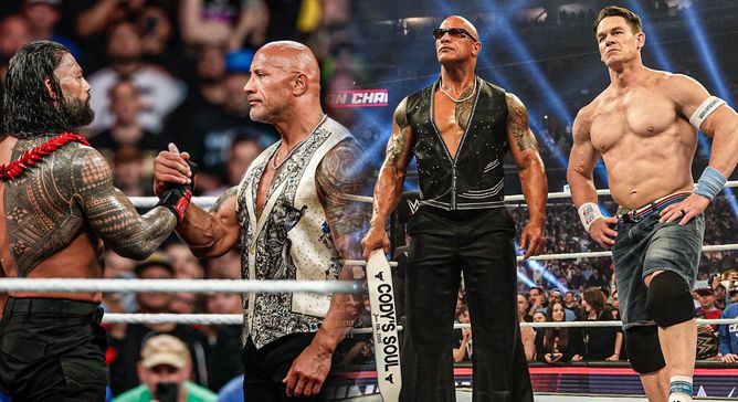 The Rock & John Cena to recruit Roman Reigns following WWE Elimination Chamber? Analyzing potential hints