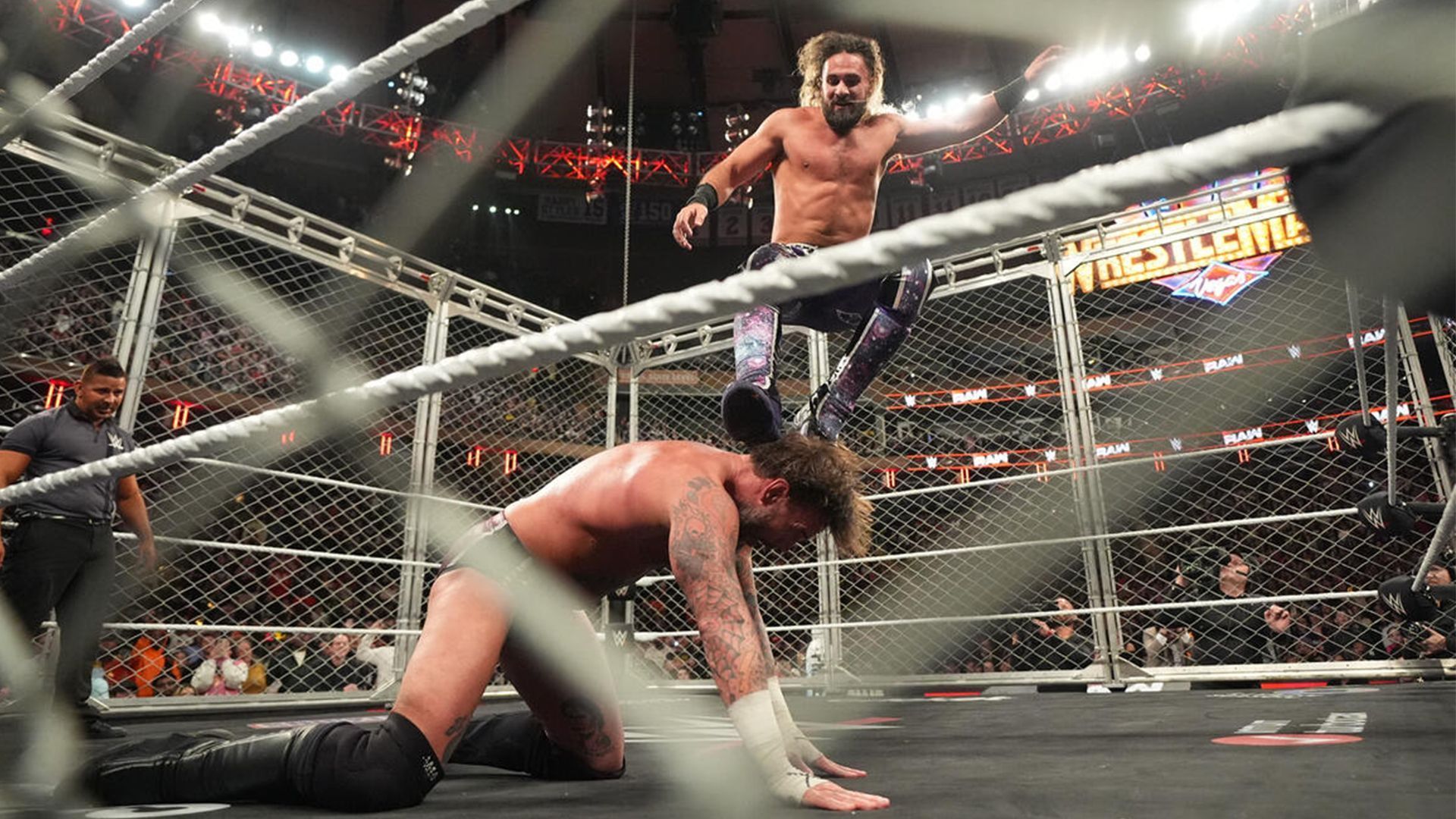 Seth Rollins clashed with CM Punk on latest RAW. [Photo credits: WWE.com]