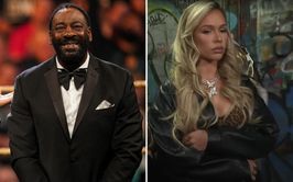 [WATCH] Booker T completely loses it after Maxxine Dupri's fiancé kisses her on the way to the ring