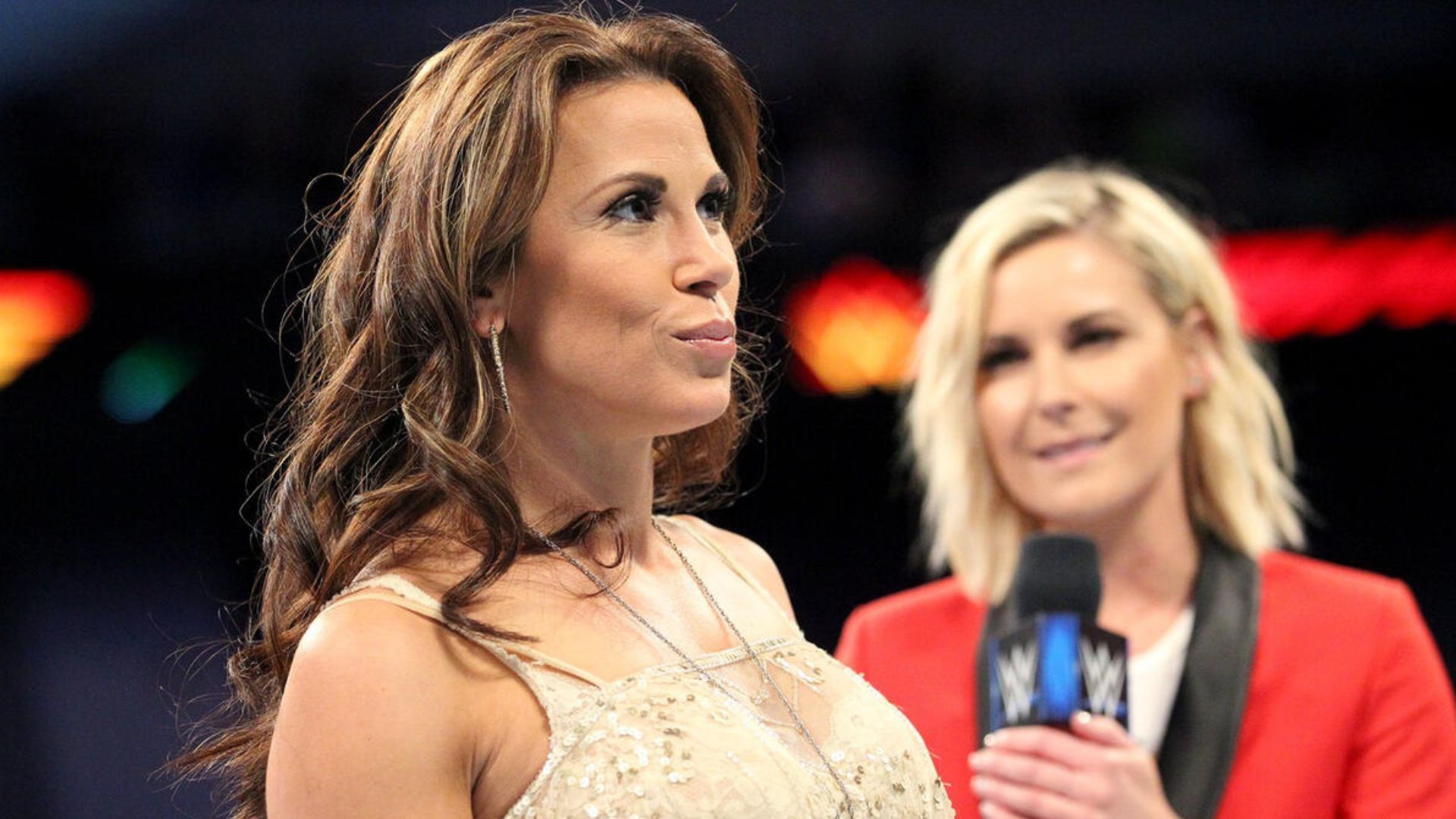 Mickie James on SmackDown! [Image credit: WWE.com]