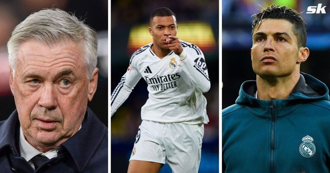 Carlo Ancelotti shares what he expects from Kylian Mbappe after he matches Cristiano Ronaldo at Real Madrid