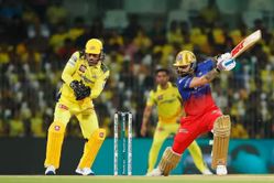 What happened the last time CSK played RCB at the Chepauk Stadium before IPL 2025?