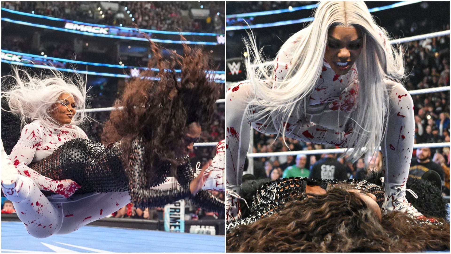 Jade Cargill takes out Naomi on WWE SmackDown