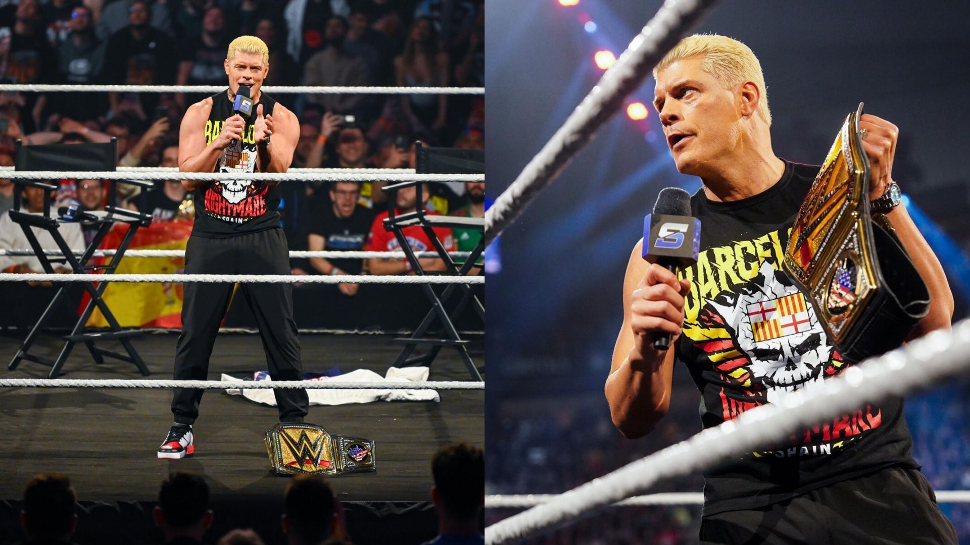 Cody Rhodes appeared on SmackDown this week in Barcelona (Images via WWE.com).