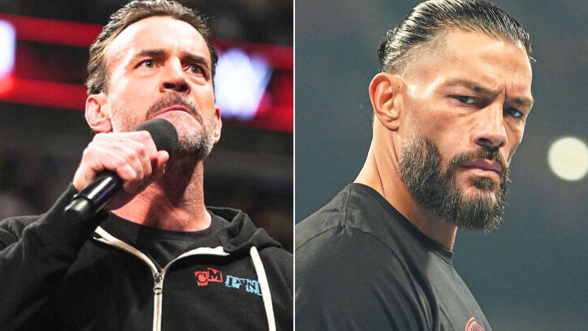 WWE Superstars CM Punk and Roman Reigns (Images via WWE.com)