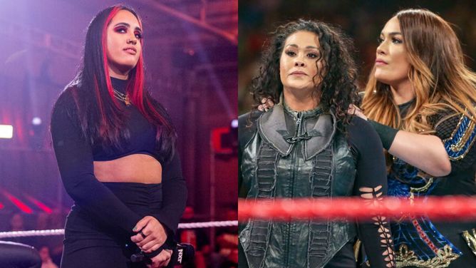 Ava reacts to a new female-led version of The Bloodline with Nia Jax and Tamina in WWE 2K25