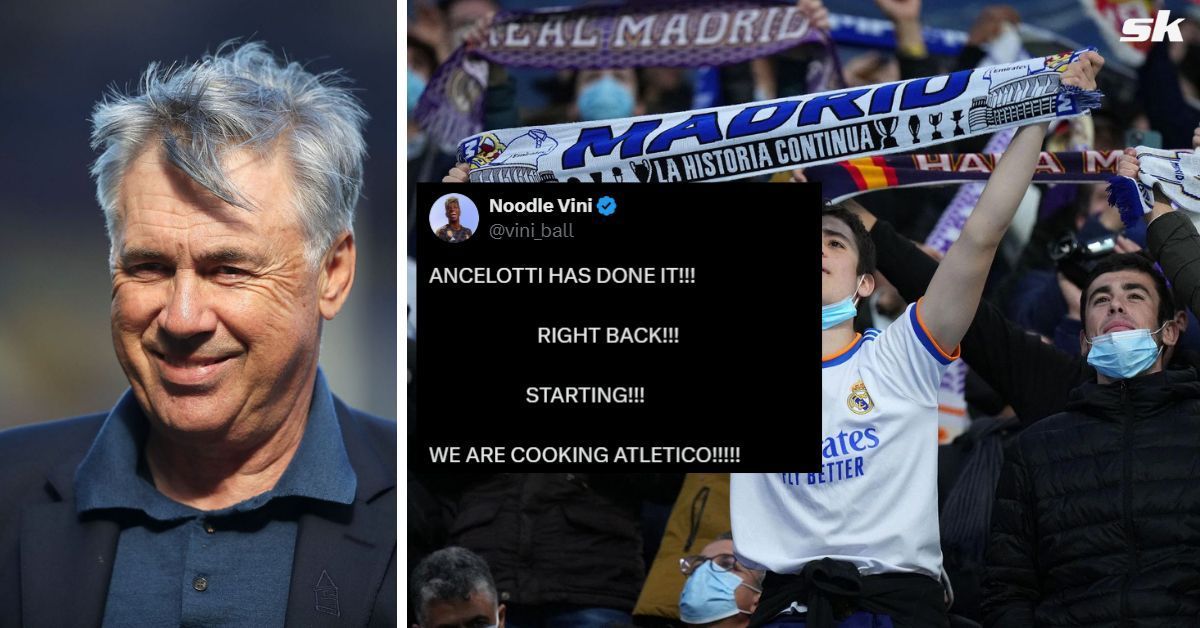 &quot;Ancelotti has done it!!&quot;, &quot;God is good&quot; - Real Madrid fans react as key duo named in XI to face Atletico Madrid in UCL clash