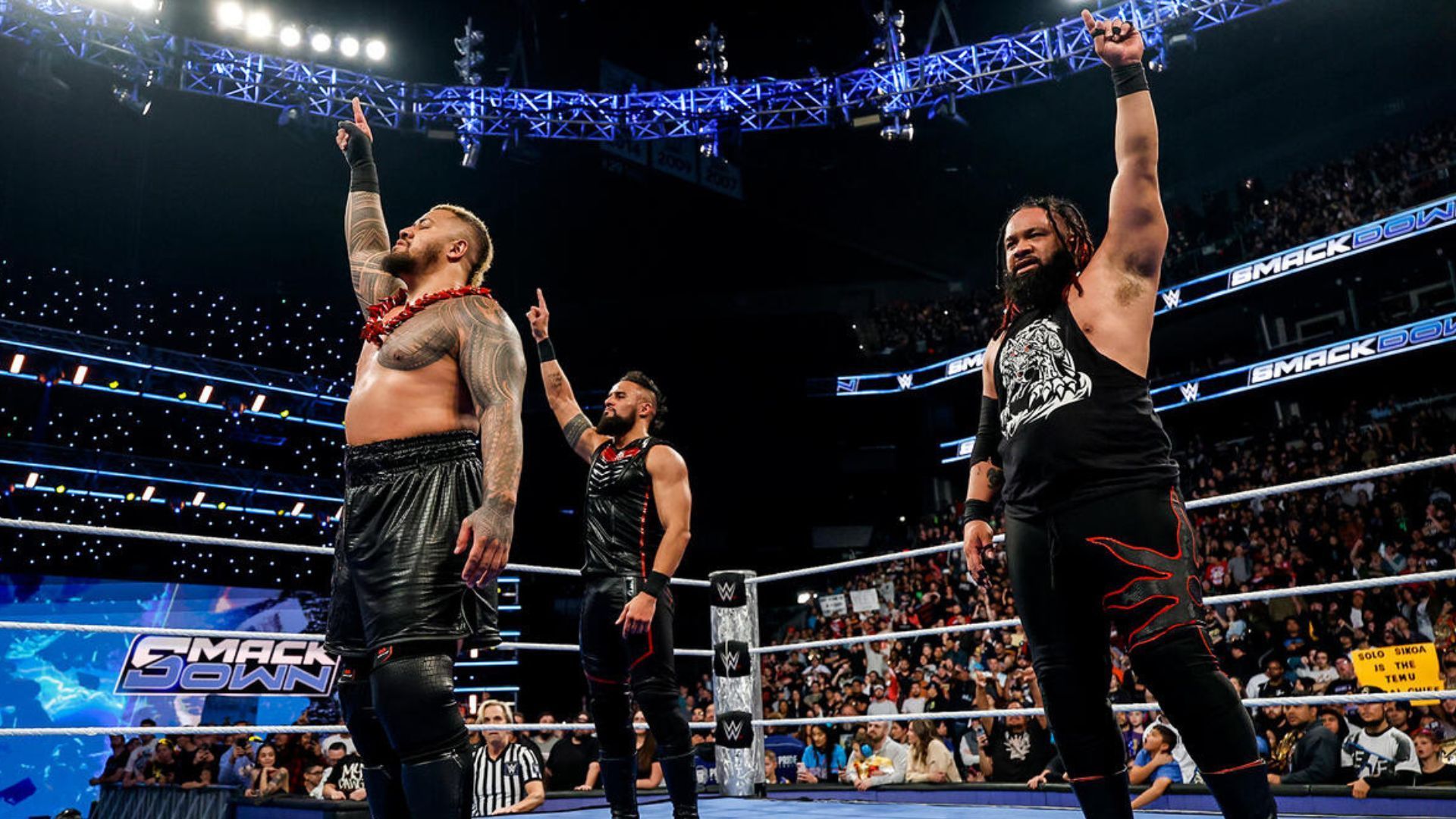 The New Bloodline on SmackDown! [Image credit: WWE.com]