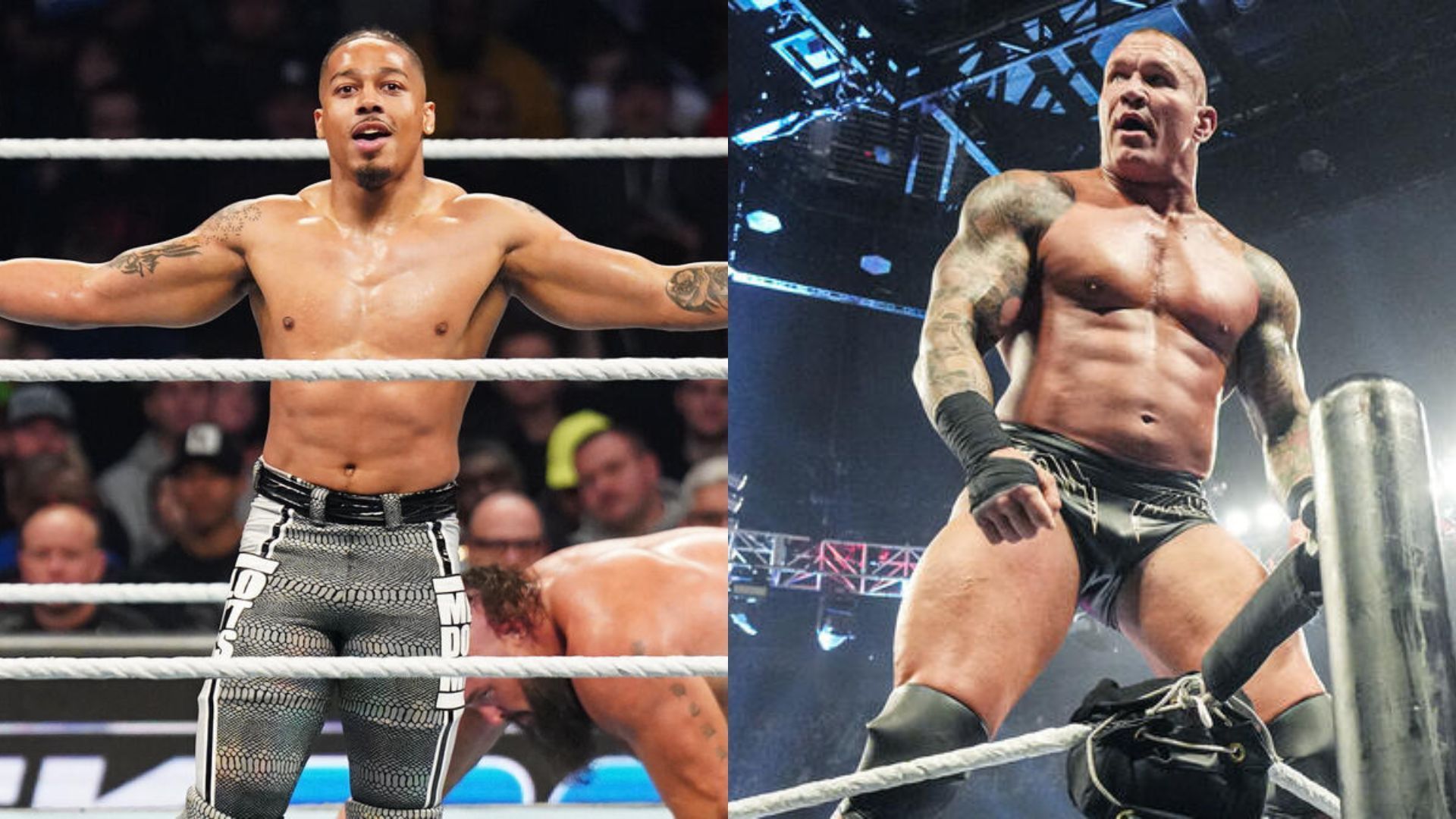 Carmelo Hayes (left), Randy Orton (right) (Image Credits: WWE.com)