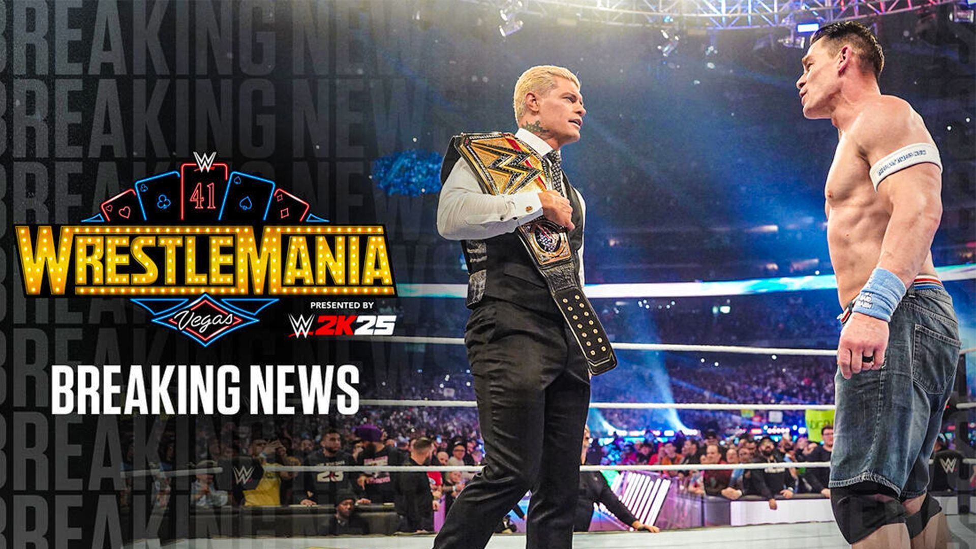 Cody Rhodes will face John Cena at WWE WrestleMania 41. [Photo credits: WWE.com]