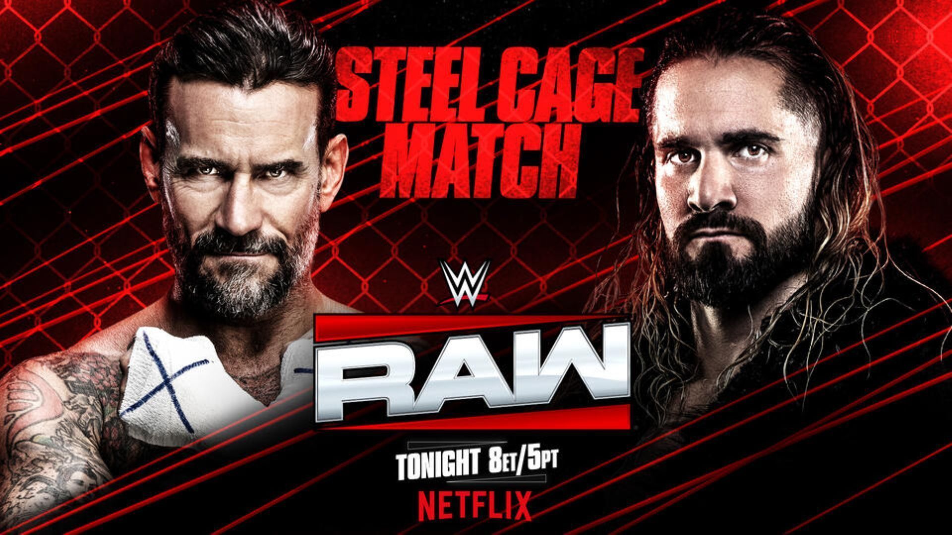 Will the actions of the Royal Rumble cost CM Punk or Seth Rollins in their cage match on RAW? (Image Credit: WWE.com).