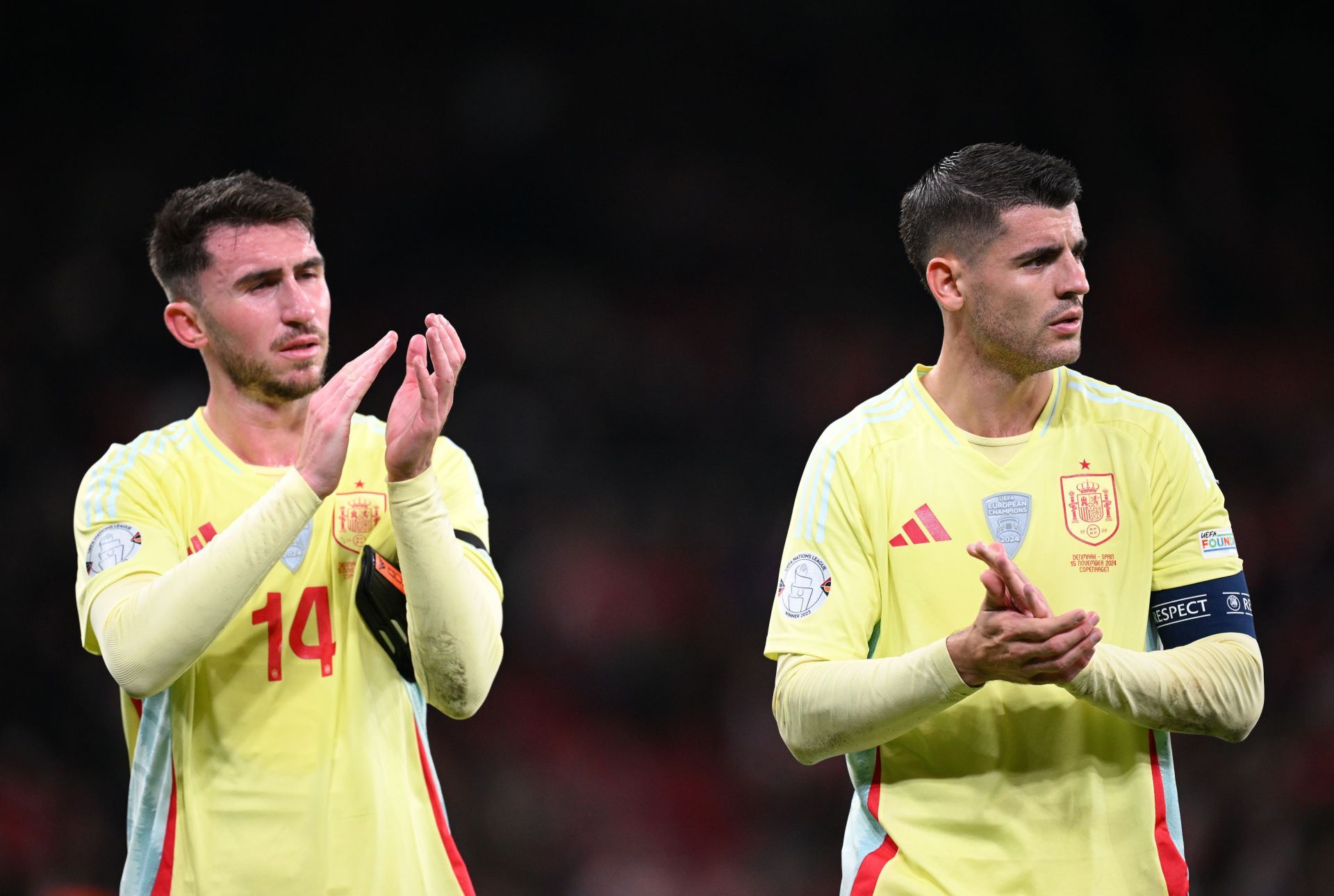 Denmark v Spain - UEFA Nations League 2024/25 League A Group A4 - Source: Getty