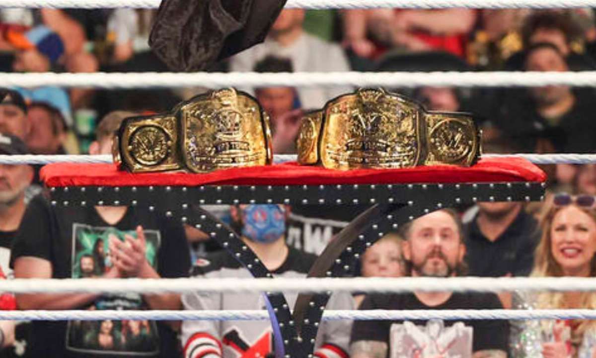 WWE SmackDown Tag Team Titles. Photo credit: WWE.com