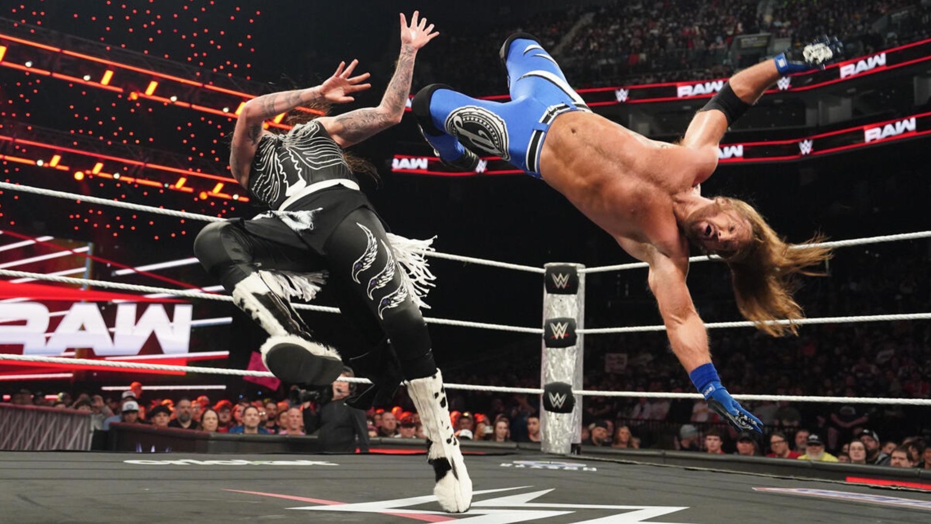 AJ Styles in action on WWE RAW (Image via WWE.com)