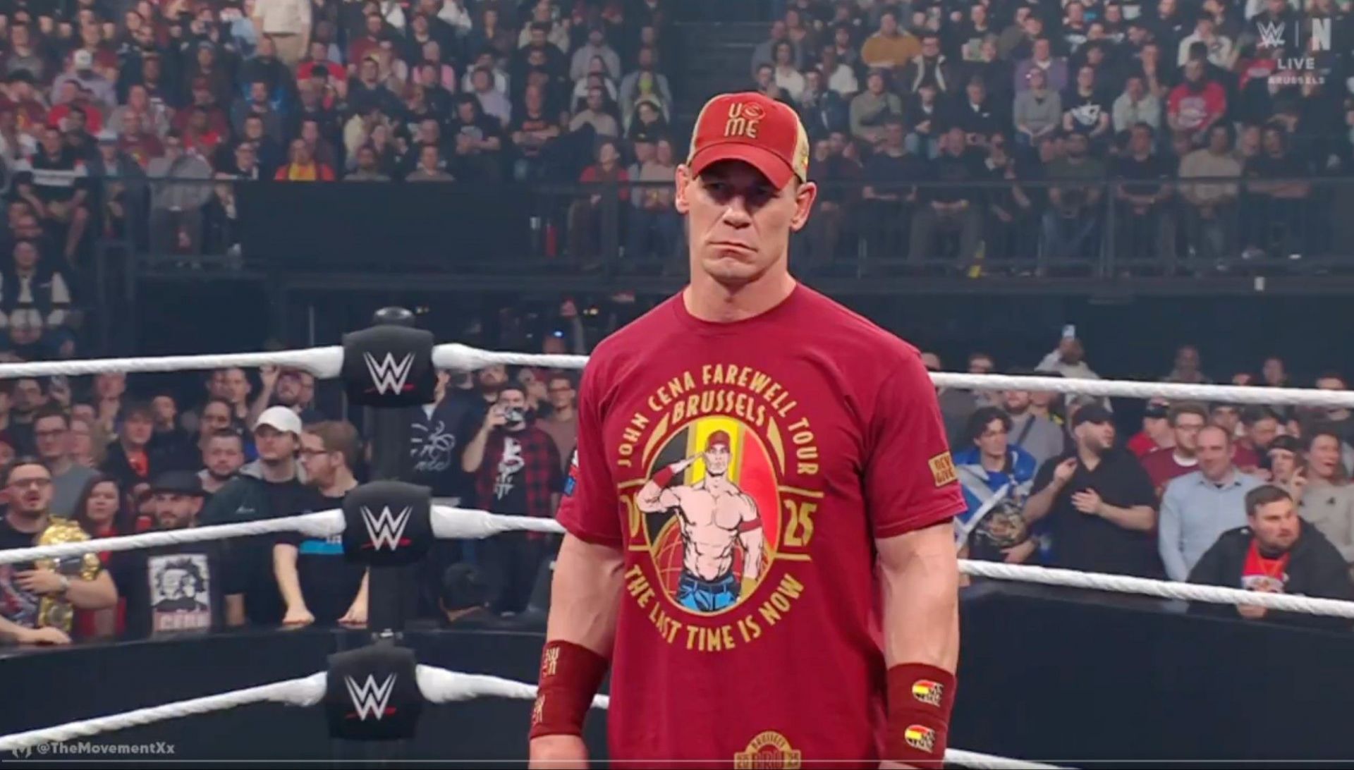 John Cena on RAW! (Image from WWE