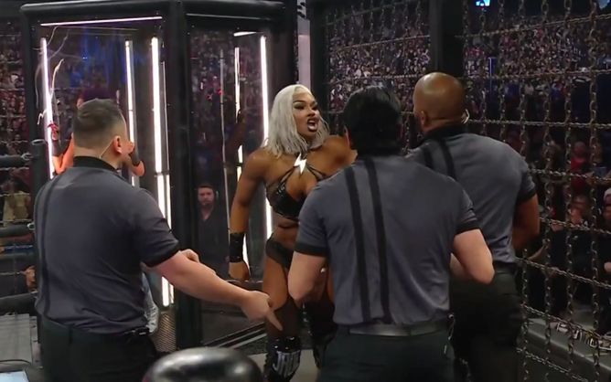 Jade Cargill seemingly reveals her attacker after taking her out at Elimination Chamber 2025