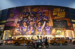 Eden Gardens completely covered amid rain ahead of KKR vs RCB IPL 2025 opener [Watch]