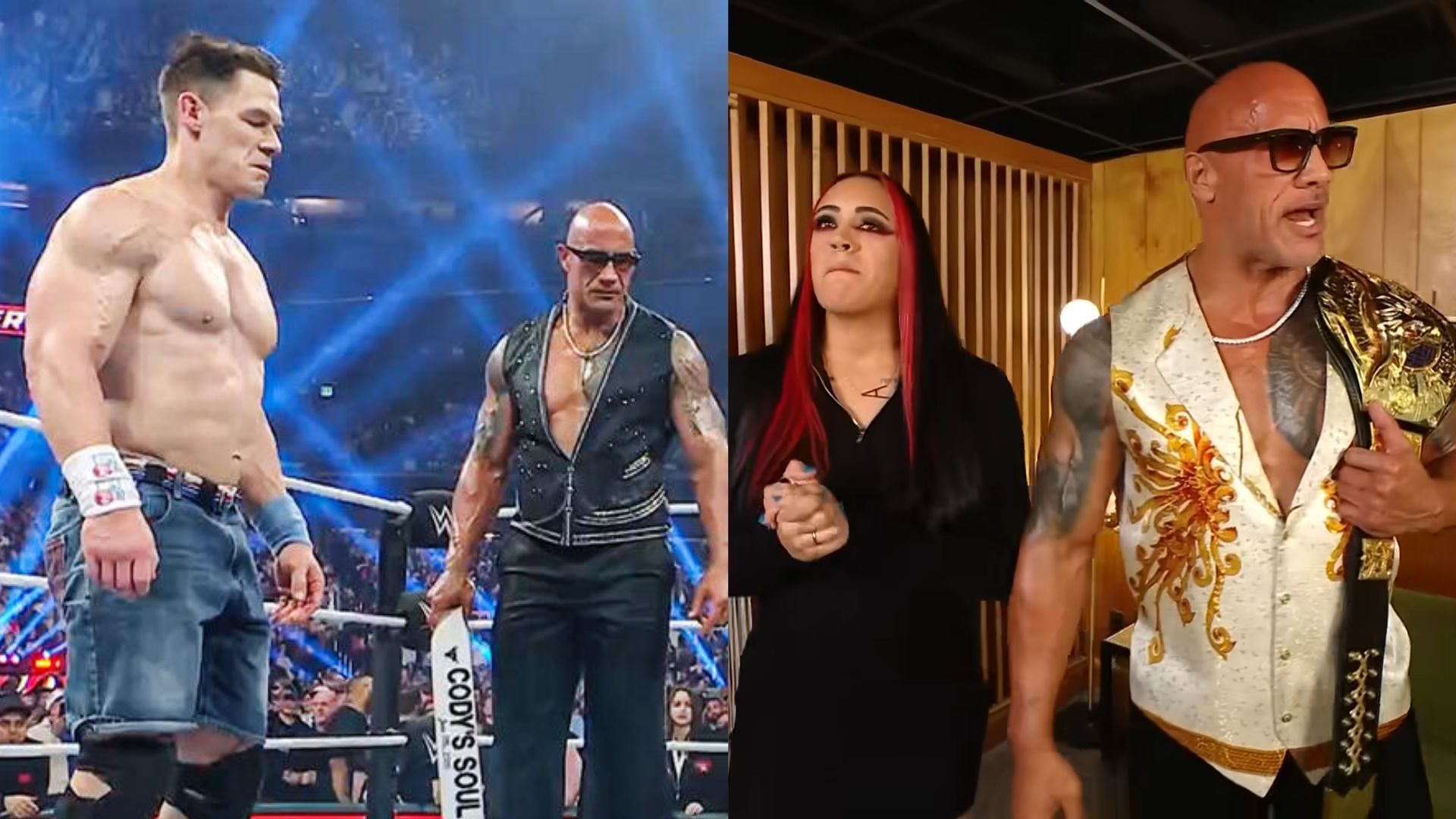 John Cena, The Rock, and Ava could form a massive faction [Image Credits: WWE.com and WWE