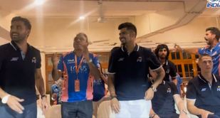 Tilak Varma, Deepak Chahar, Kieron Pollard, & Co enjoy MI's victory against DC in WPL 2025 final from the stands [Watch]