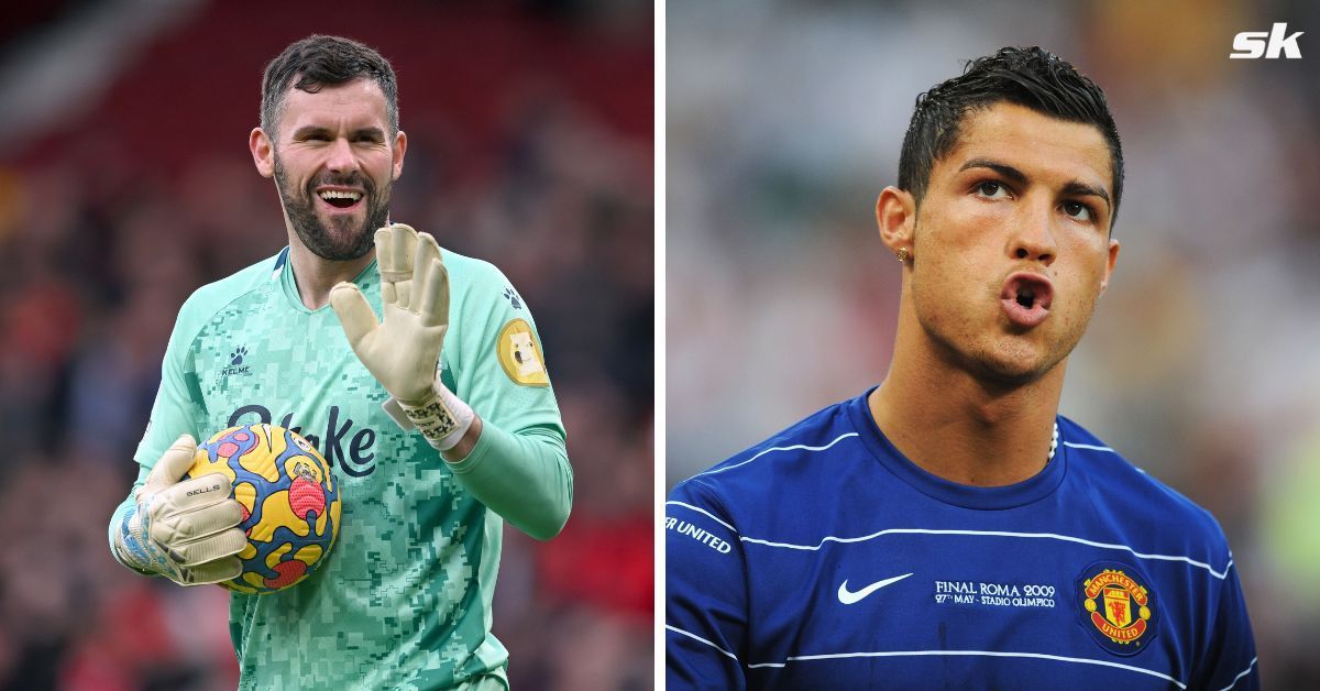 Ben Foster (left) and Cristiano Ronaldo