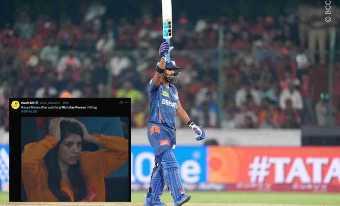 "Nicholas Pooran is a joke" - Fans hail LSG batter after his 26-ball 70 vs SRH in IPL 2025