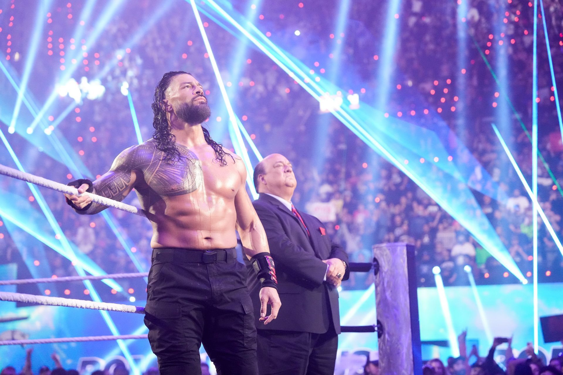 Roman Reigns on Monday Night RAW - Source: Getty